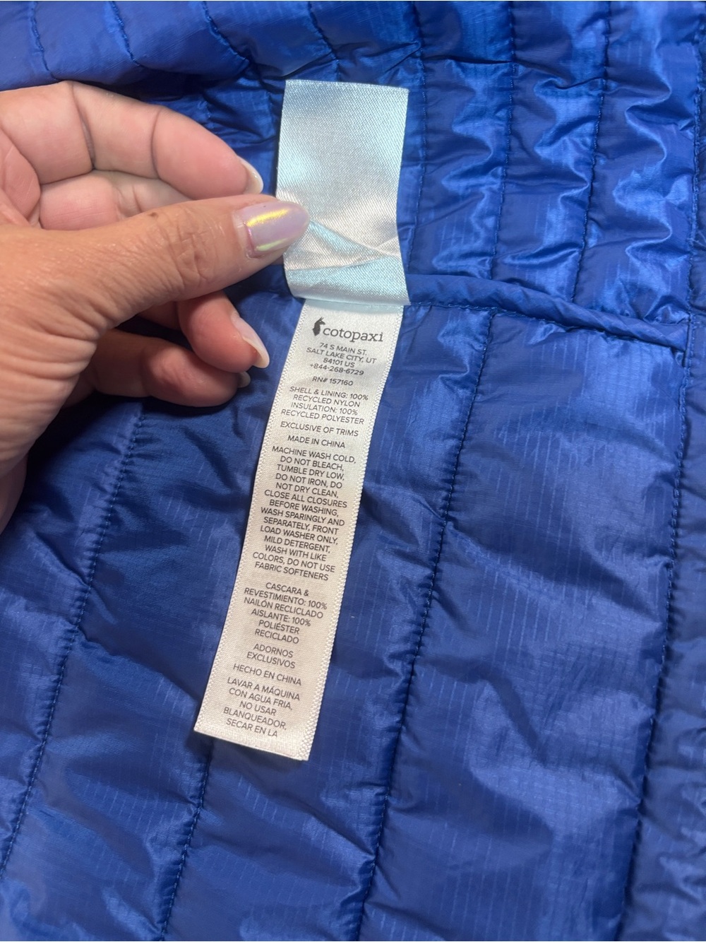 Cotopaxi - Capa Insulated Hooded Jacket Men's - Size XLarge - Black Blue Purple - Picture 9 of 10